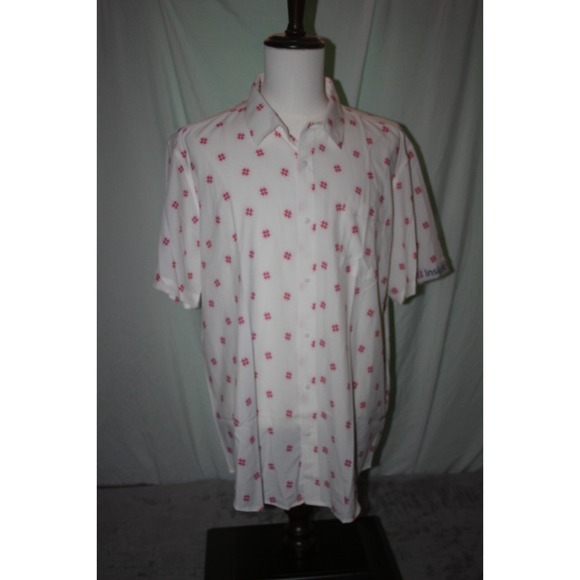 MICROSOFT x INSIGHT Men's XXL Button Up Shirt Short Sleeve Tech Poly Spandex - Picture 5 of 8